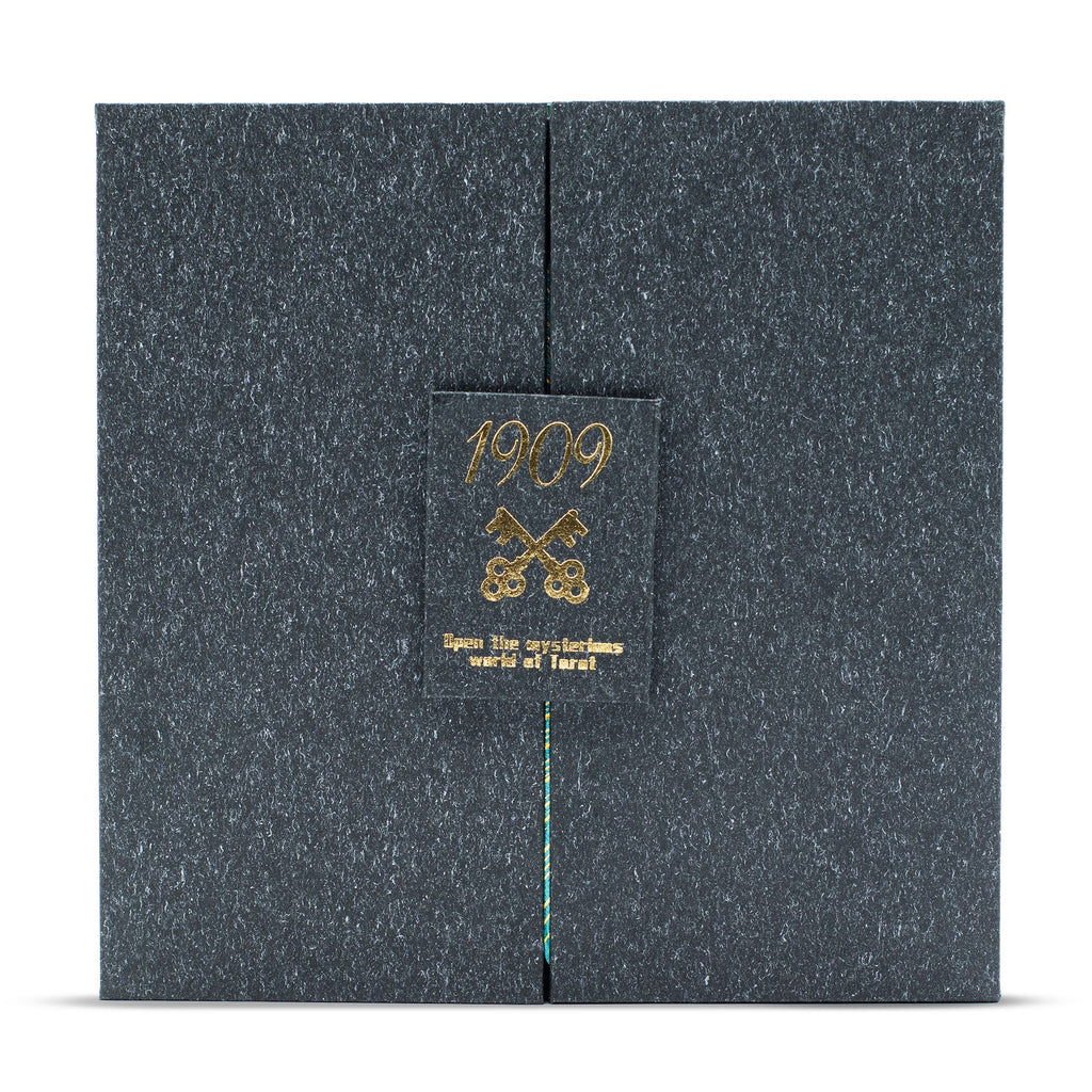 Coffret Cadeau Tarot Feuille d'Or & Turquoise