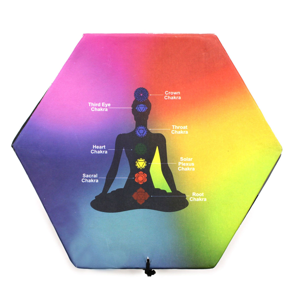 * Coffret de bol chantant blanc et bleu aux postures de yoga, 10,7 cm