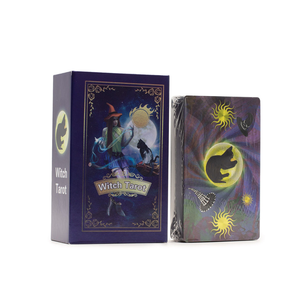 Jeu de Tarot Feuille Violette - Tarot de la Sorcière - avec Livret