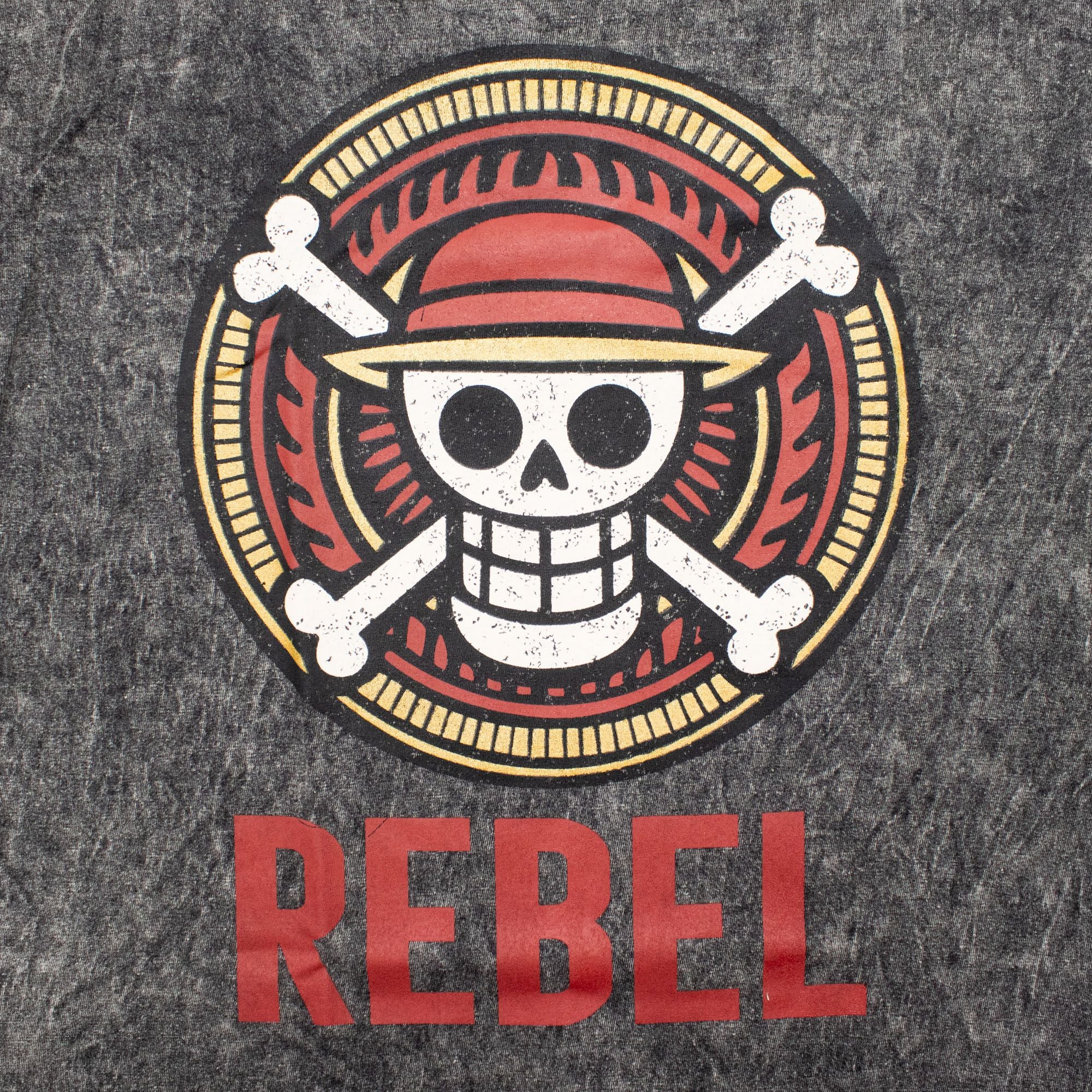 * T-Shirt en Coton Délavé Nomad Sari – Rebel – Anthracite – S