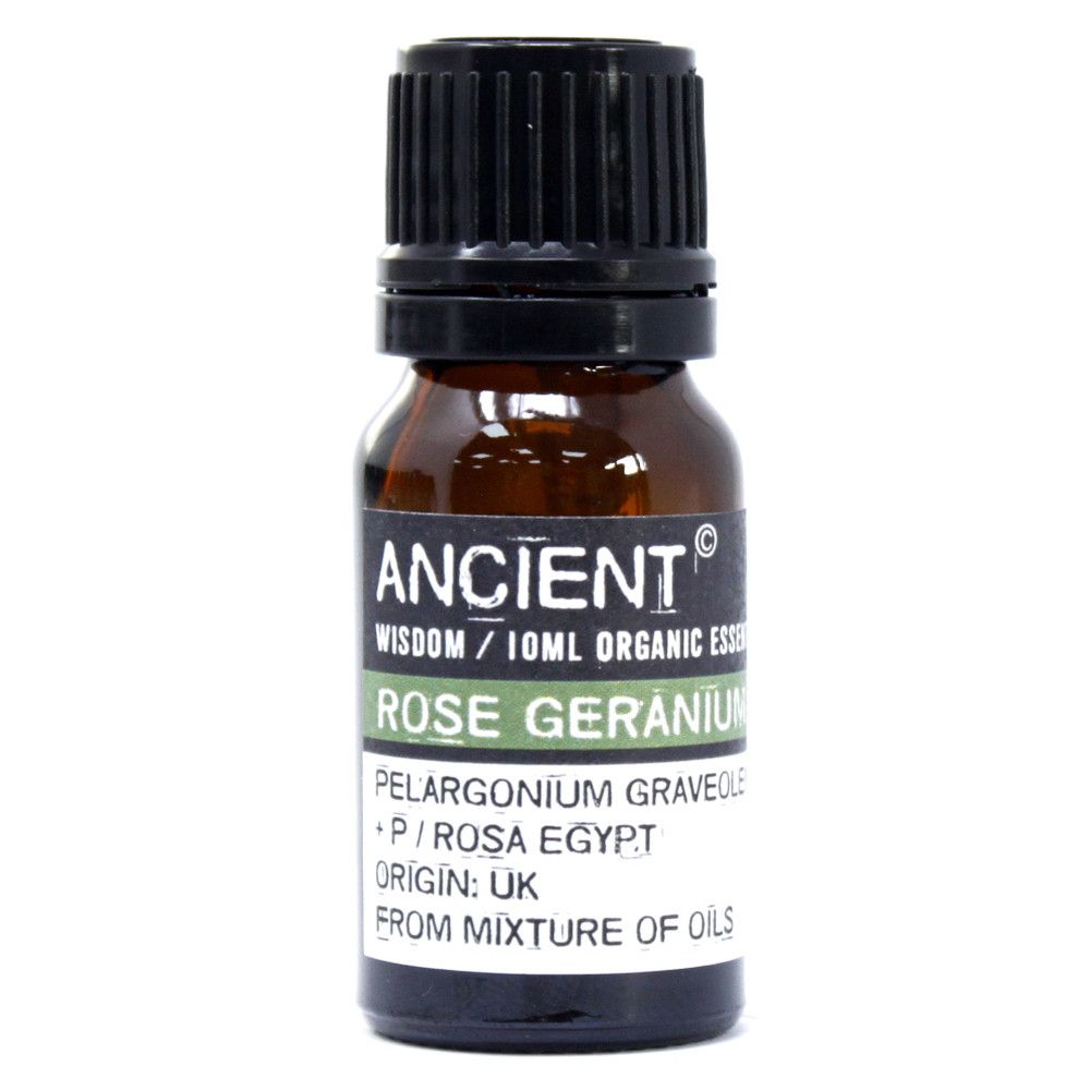 * Huile essentielle biologique de géranium rosat – 10 ml