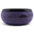 * Bol chantant Champignon à forte sonorité – Brume violette (23 × 10,5 cm, 1,3 kg)