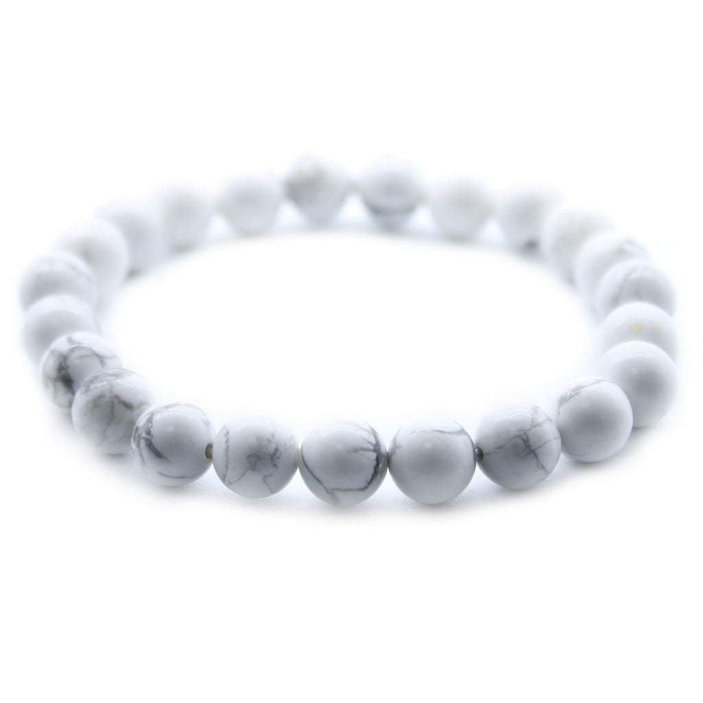 * Bracelet Power – Jaspe Blanc
