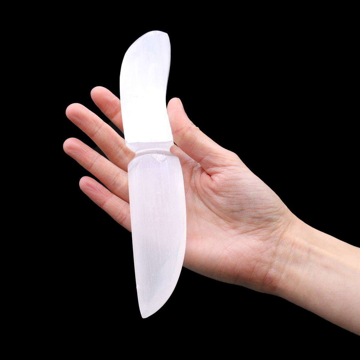Couteau rituel classique en sélénite