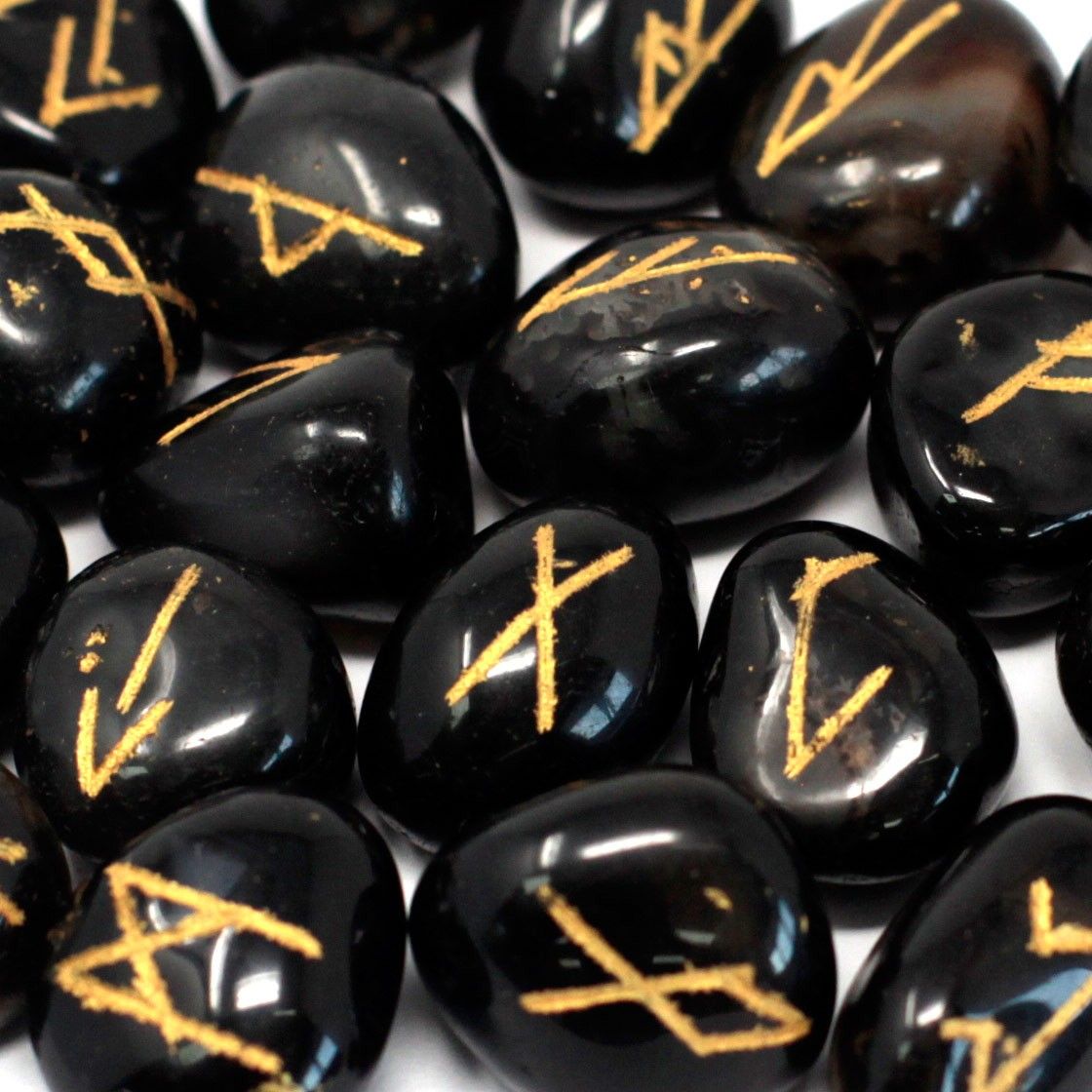 Runes Indiennes en Pochette - Onyx Noir
