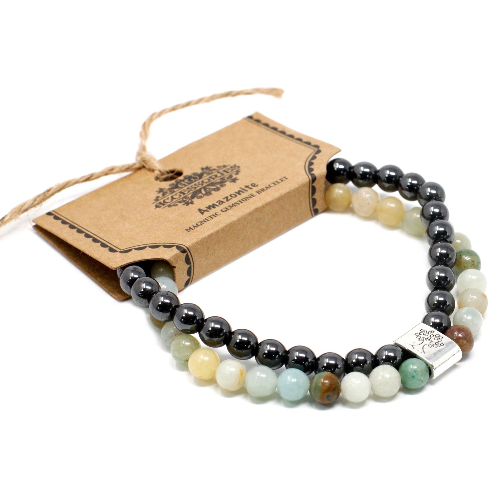 Bracelet Magnétique en Pierres Naturelles – Amazonite