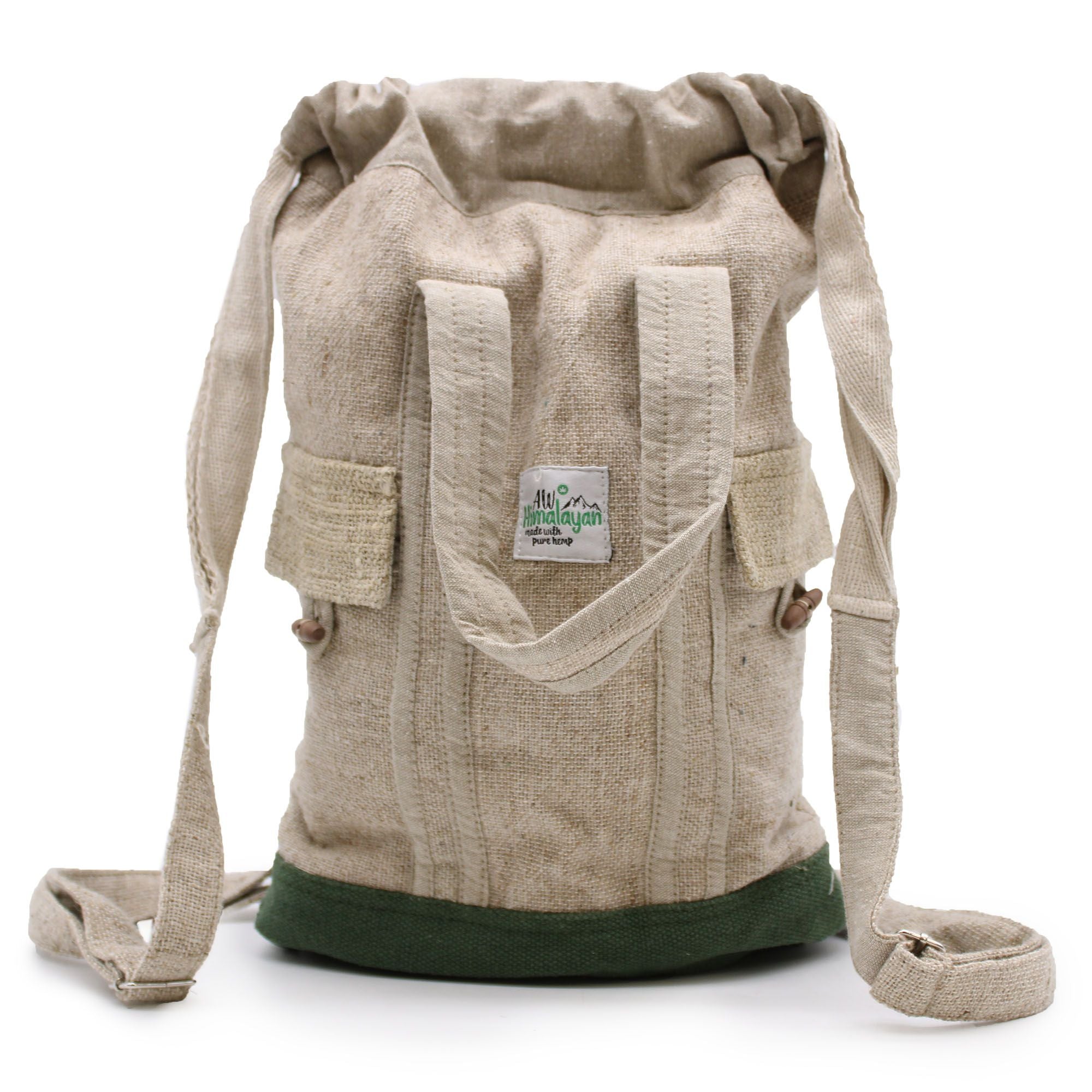 Sac à Dos Ordinateur en Chanvre et Coton – Fait Main à Katmandou | Artisanal Népal