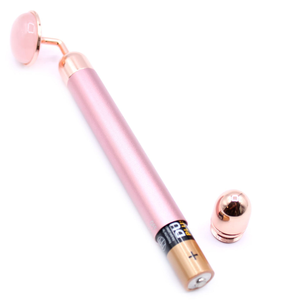 Appareil de massage vibrant en quartz rose
