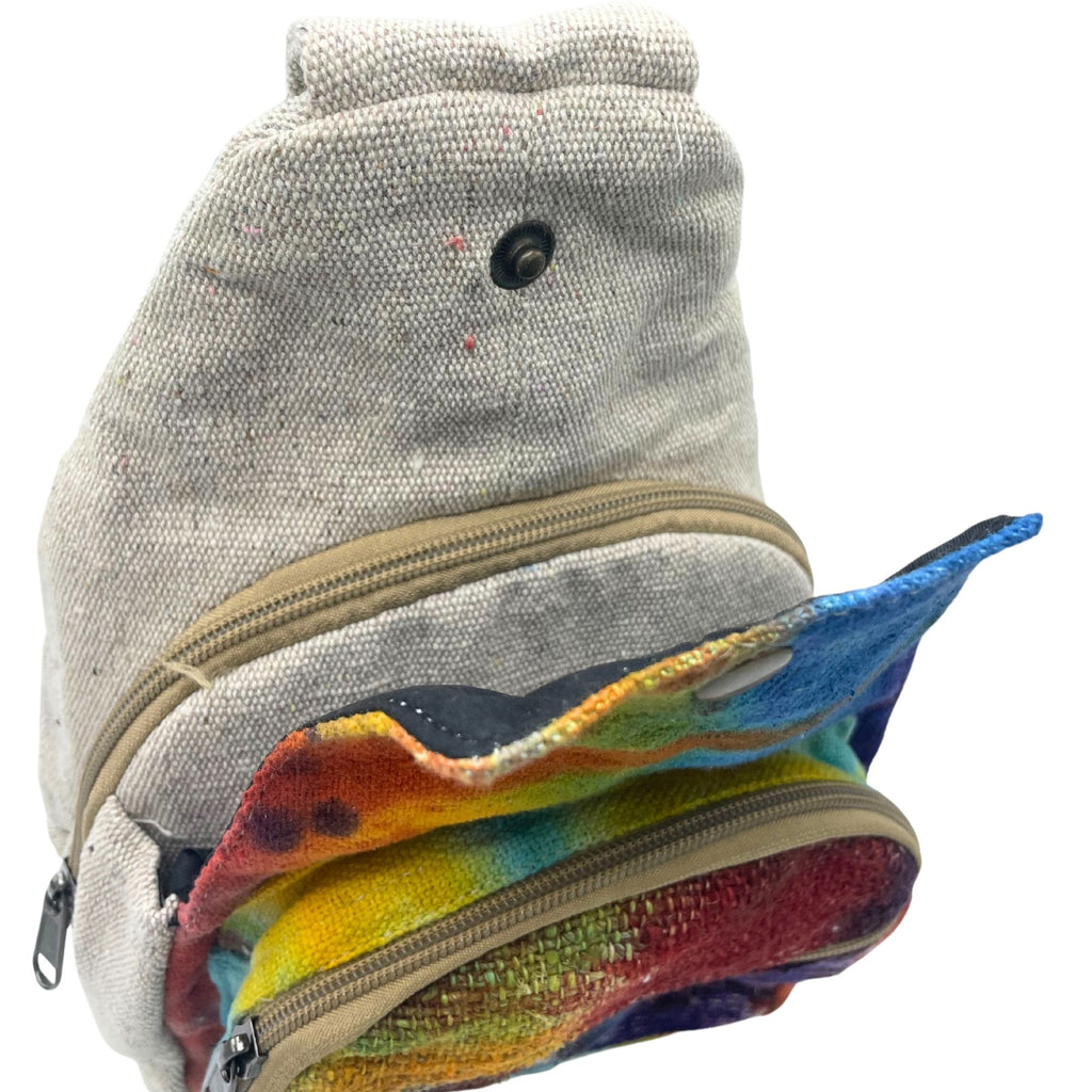 Sac Sling Tie-Dye en Chanvre – Port Épaule | Teinture Artisanale | Fait Main Népal