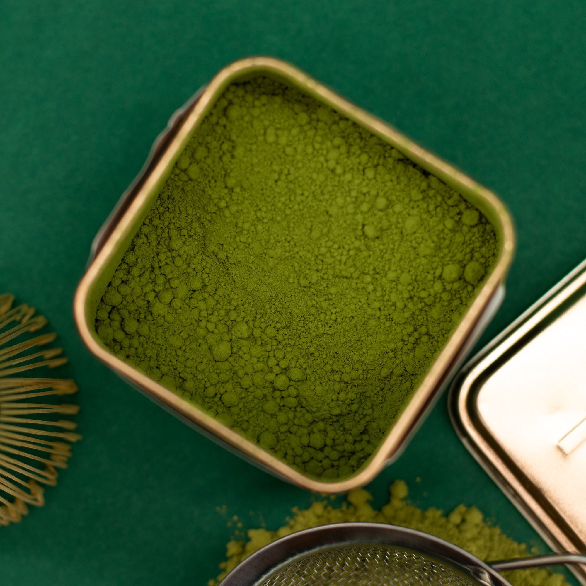 Matcha Bio de Cérémonie 50g – Poudre de Thé Vert Japonais Premium | Boîte Métallique
