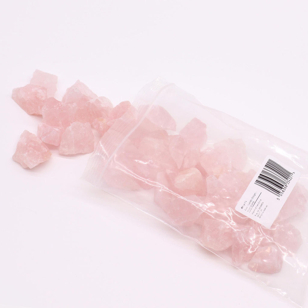 Cristaux bruts de quartz rose (500 g)