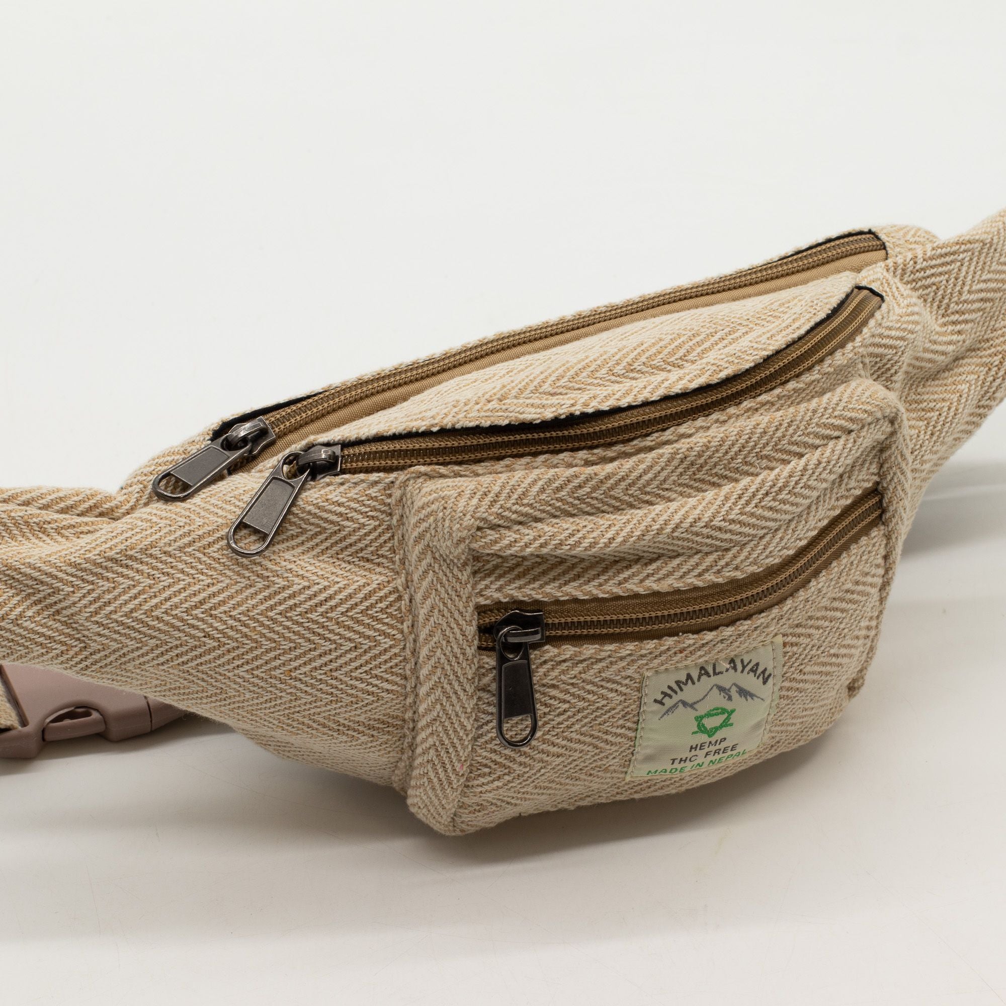 Sac Banane en Coton et Chanvre Naturel – Style Ceinture Artisanal