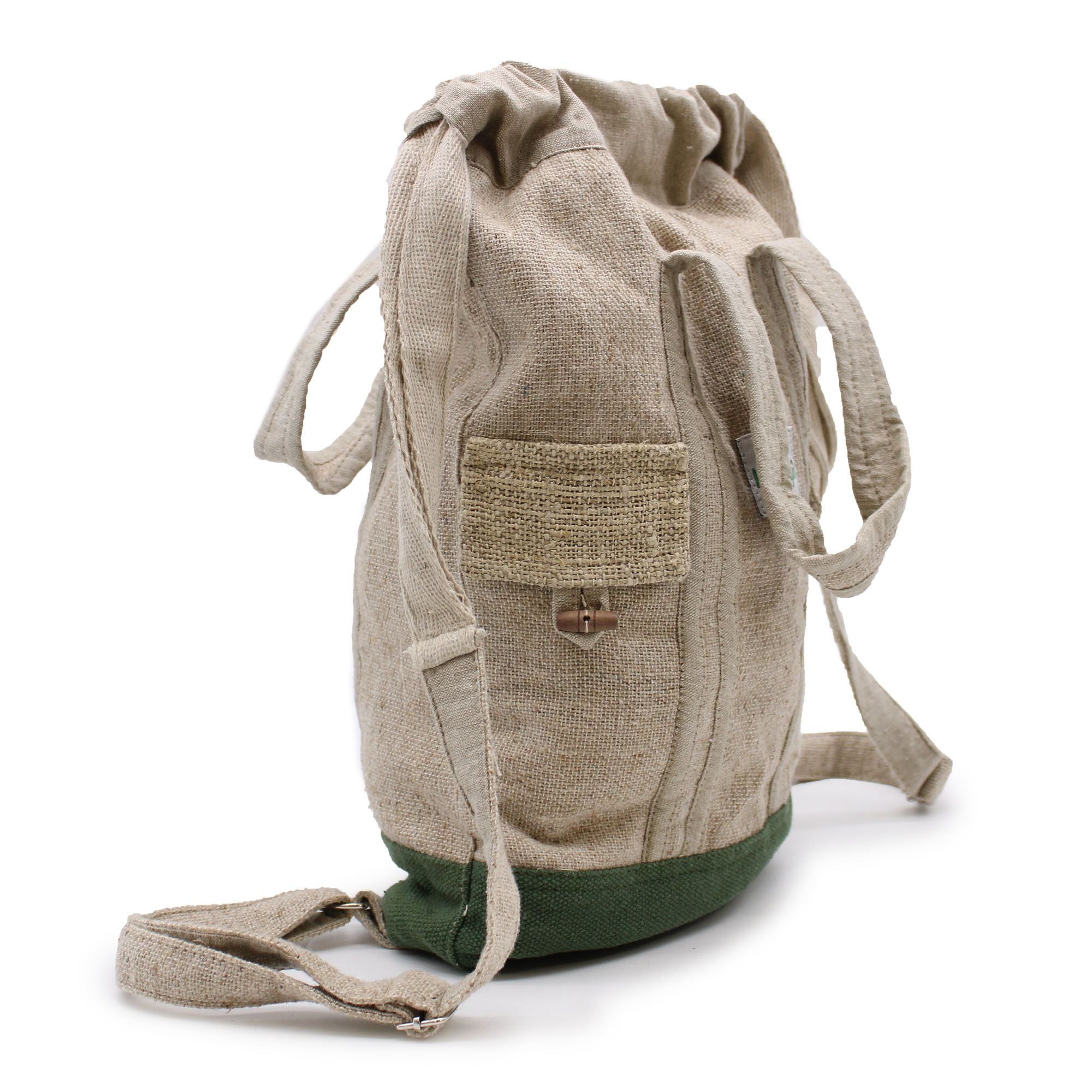 Sac à Dos Ordinateur en Chanvre et Coton – Fait Main à Katmandou | Artisanal Népal