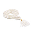 * Mala de 108 perles en quartz blanc