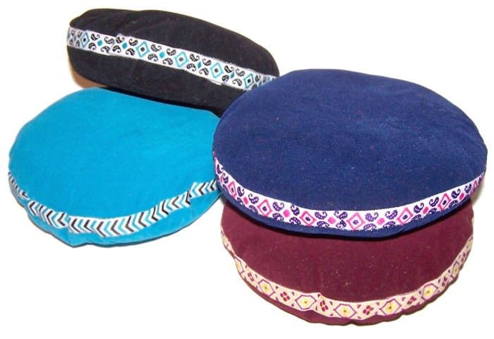 * Coussin en velours pour bol chantant, 7 cm