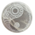 Grande plaque de rechargement en sélénite Feng Shui, 18 cm