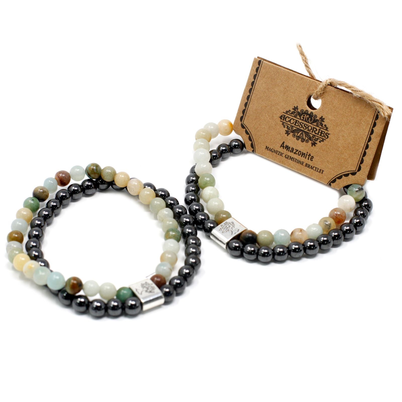 Bracelet Magnétique en Pierres Naturelles – Amazonite