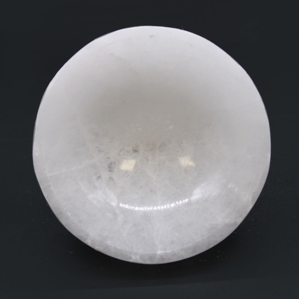 Coupe ronde en sélénite – 10 cm