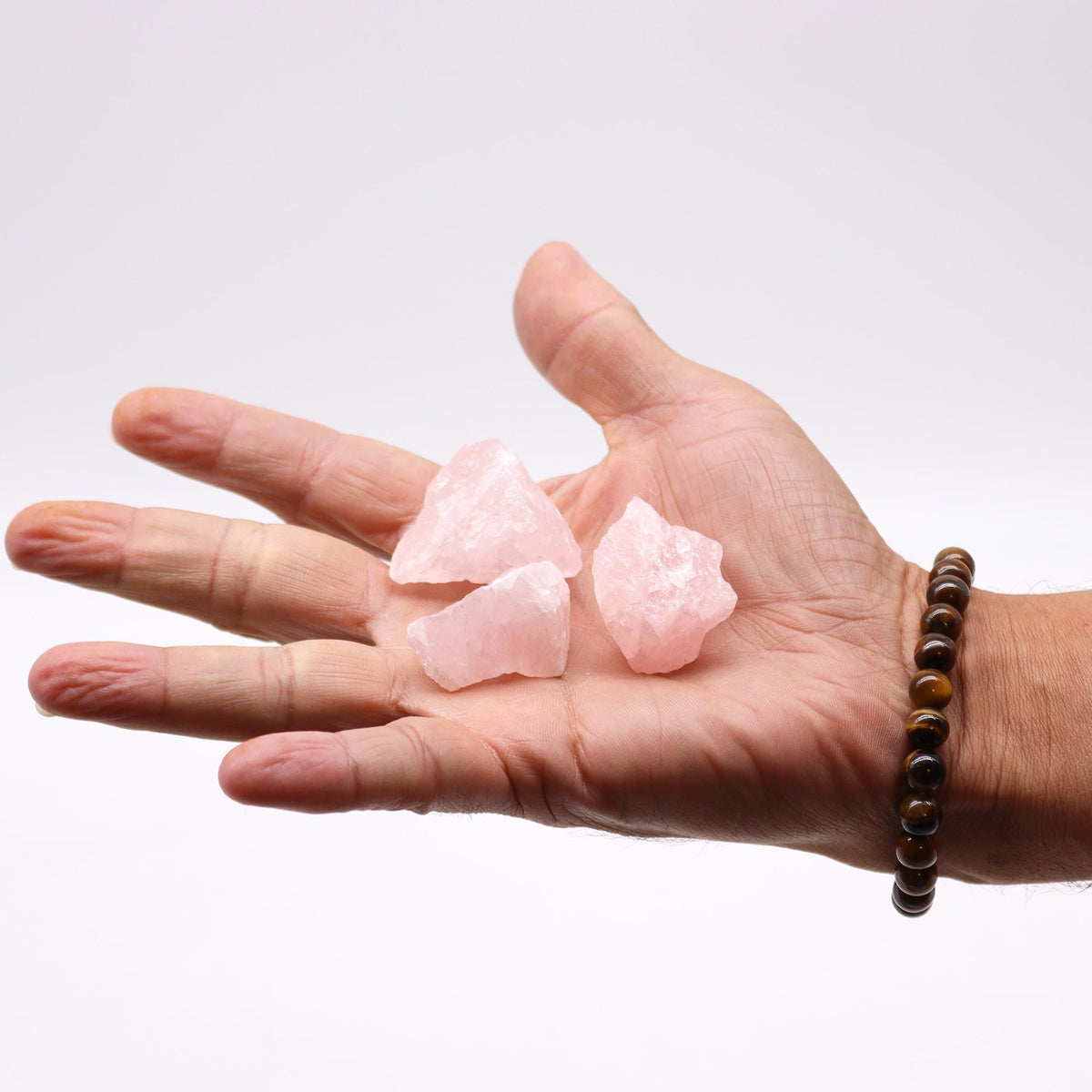 Cristaux bruts de quartz rose (500 g)