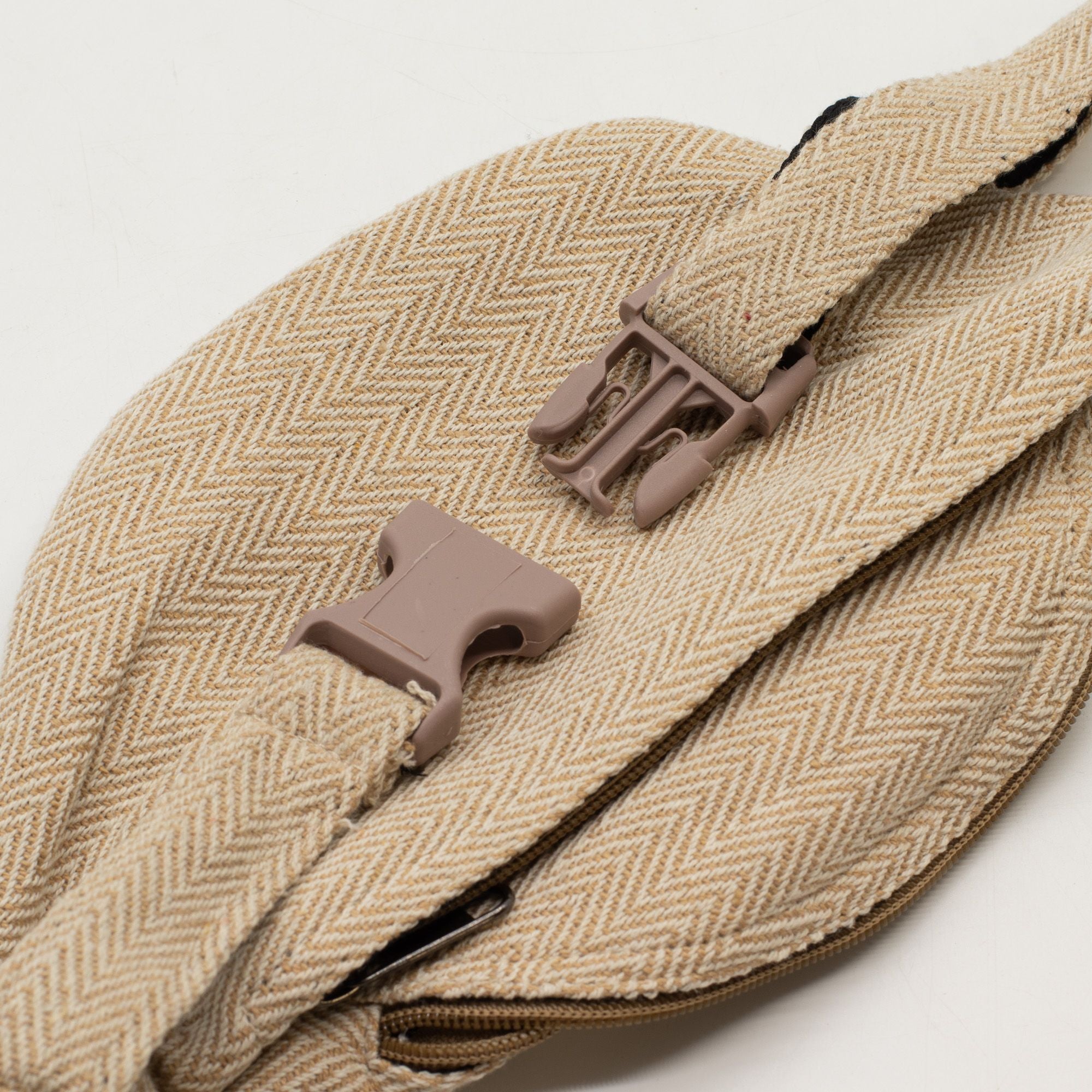 Sac Banane en Coton et Chanvre Naturel – Style Ceinture Artisanal