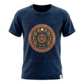 * T-Shirt en Coton Délavé Nomad Sari – Stay Wild Moon Child – Bleu – L