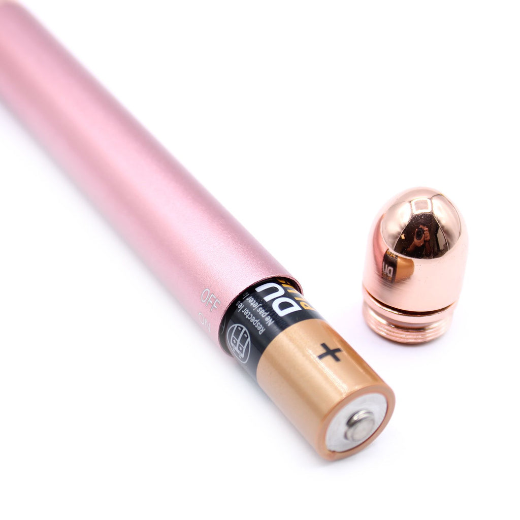 Appareil de massage vibrant en quartz rose