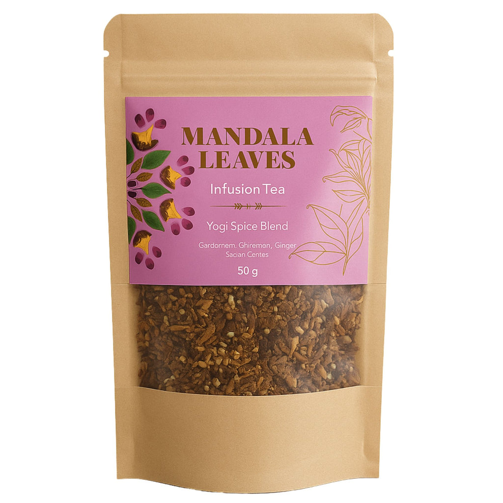 Mélange d’Épices Yogi 50g – Infusion Stimulante Cannelle Gingembre Cardamome Clou de Girofle | Sachet Artisanal