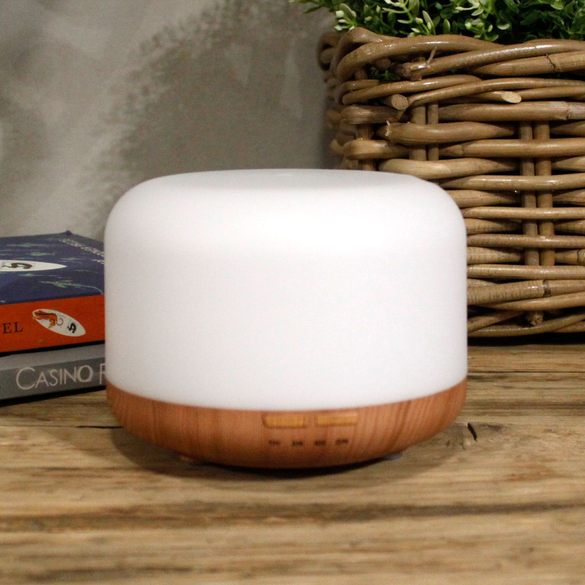 * Diffuseur ultrasonique Aarhus Classic Pod – USB, lumière multicolore et minuterie