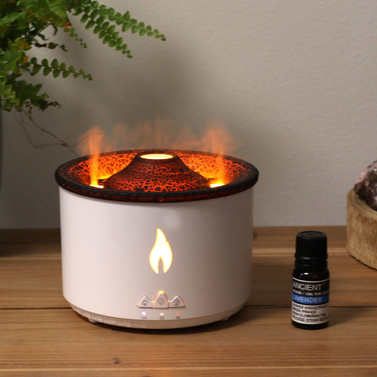 * Diffuseur d’arômes effet volcan 360 ml – Format moyen – Sur secteur – Deux couleurs