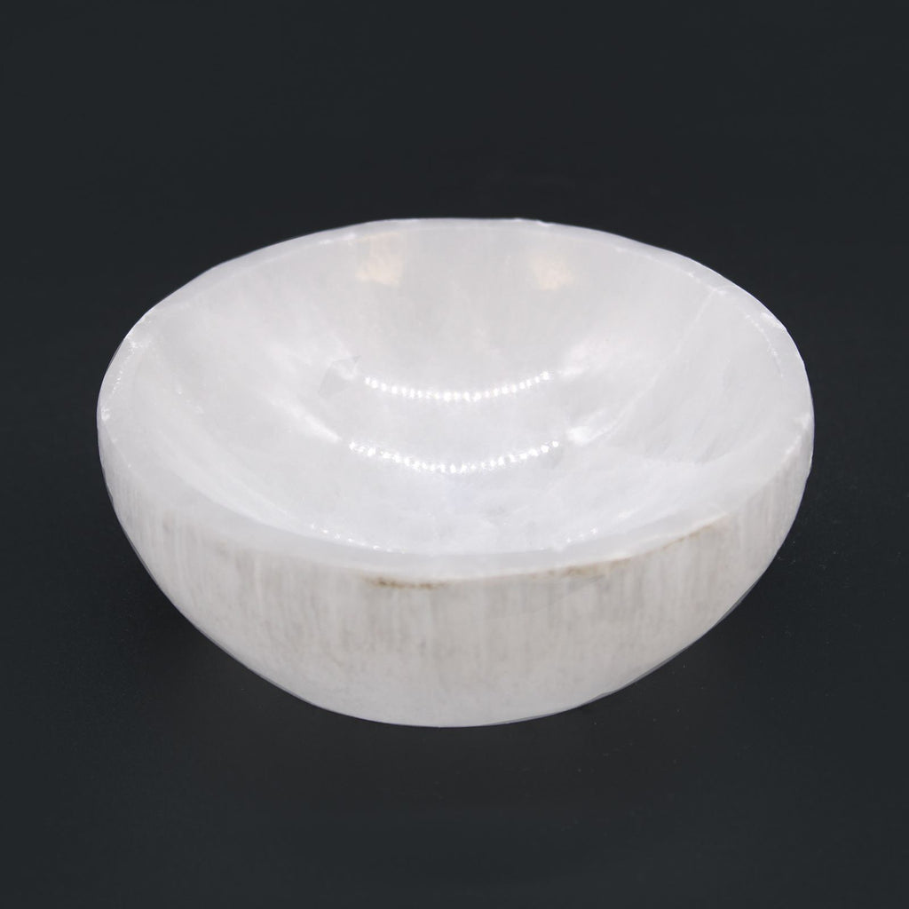 Coupe ronde en sélénite – 10 cm