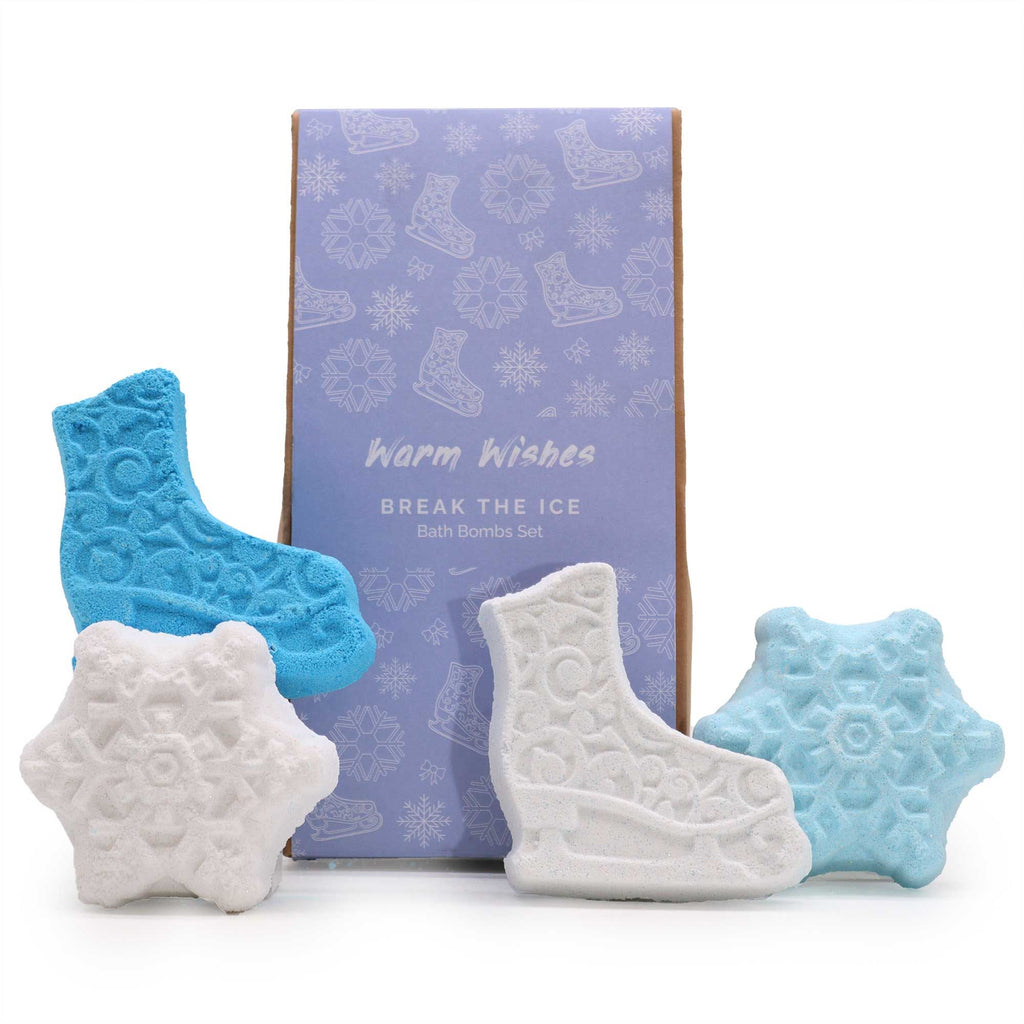 * Coffret cadeau de bombes de bain de Noël Brisez la Glace