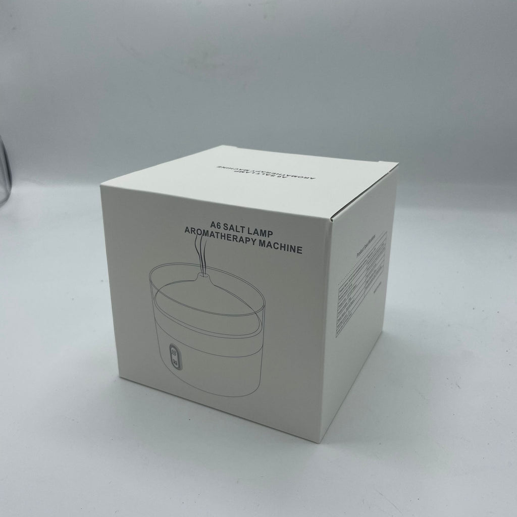 * Diffuseur aromatique au sel de l’Himalaya – Veilleuse, USB-C et effet flamme (sel inclus)