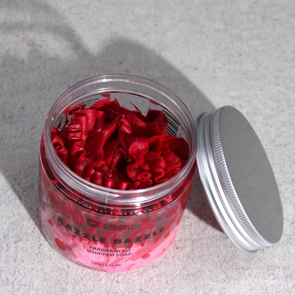 * Savon chantilly Razzle Dazzle parfum granité à la framboise – 120 g
