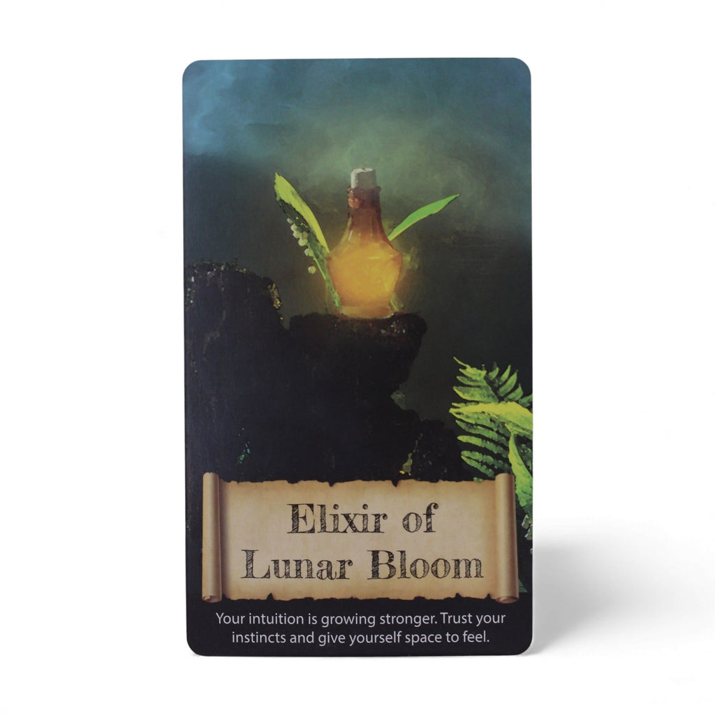 Cartes Oracle Cristaux & Élixirs – Jeu d'Énergie de Guérison 40 Cartes