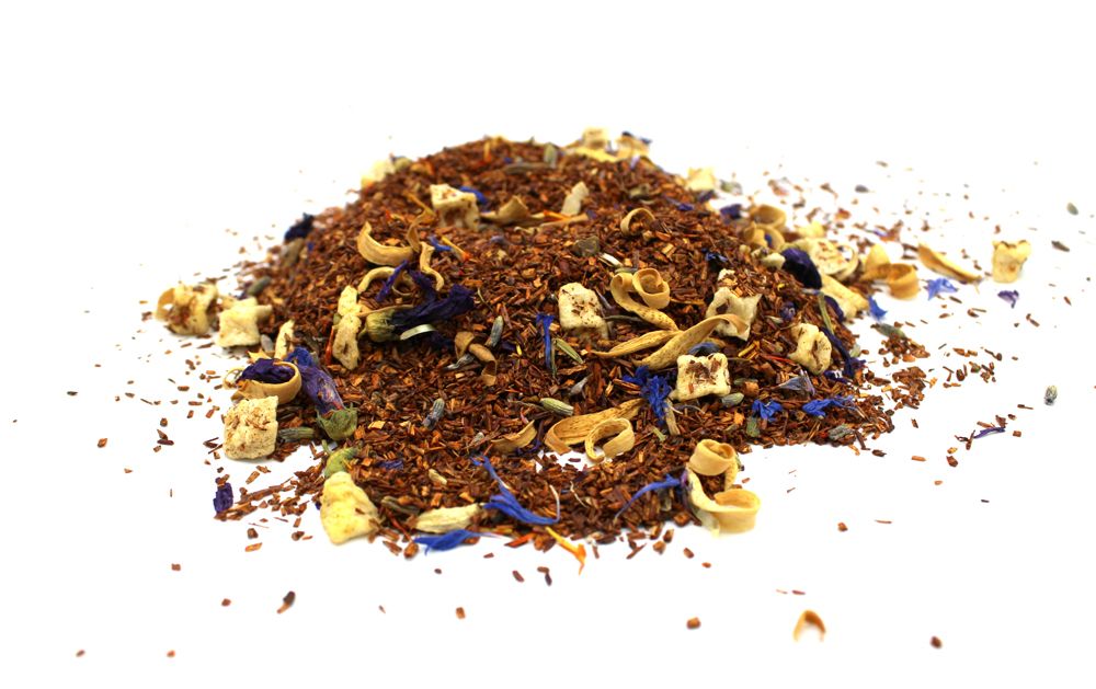 Red Bush Relax 50g – Rooibos Lavande Pomme & Orange | Infusion Relaxante Artisanale Sachet