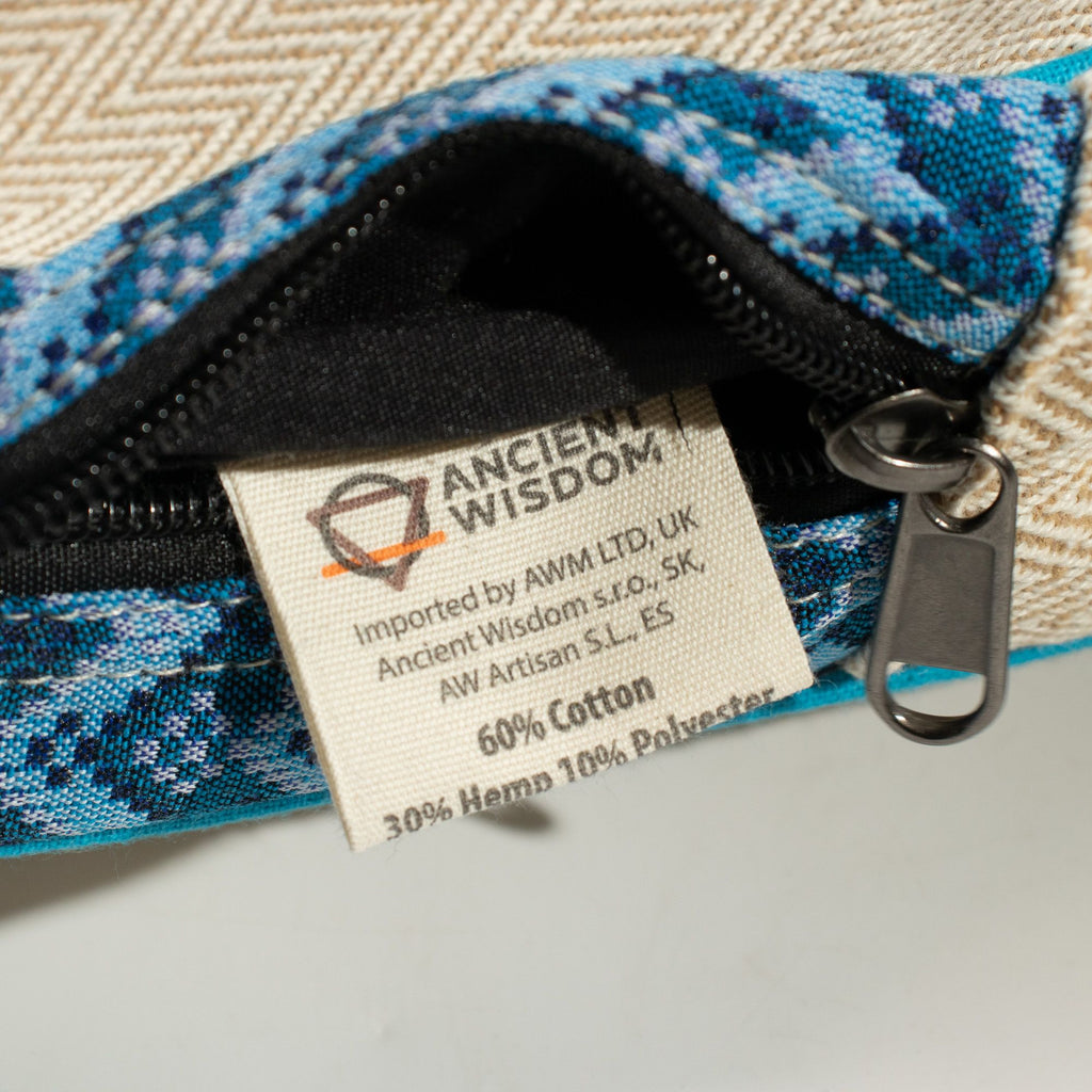 Sac à Dos Medium Katmandou – Motif Dhaka Traditionnel | 30x21x9cm | Artisanal Népal