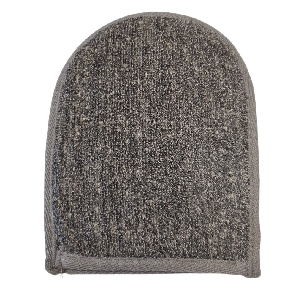 Moufle de Bain Bambou & Lin – Charbon