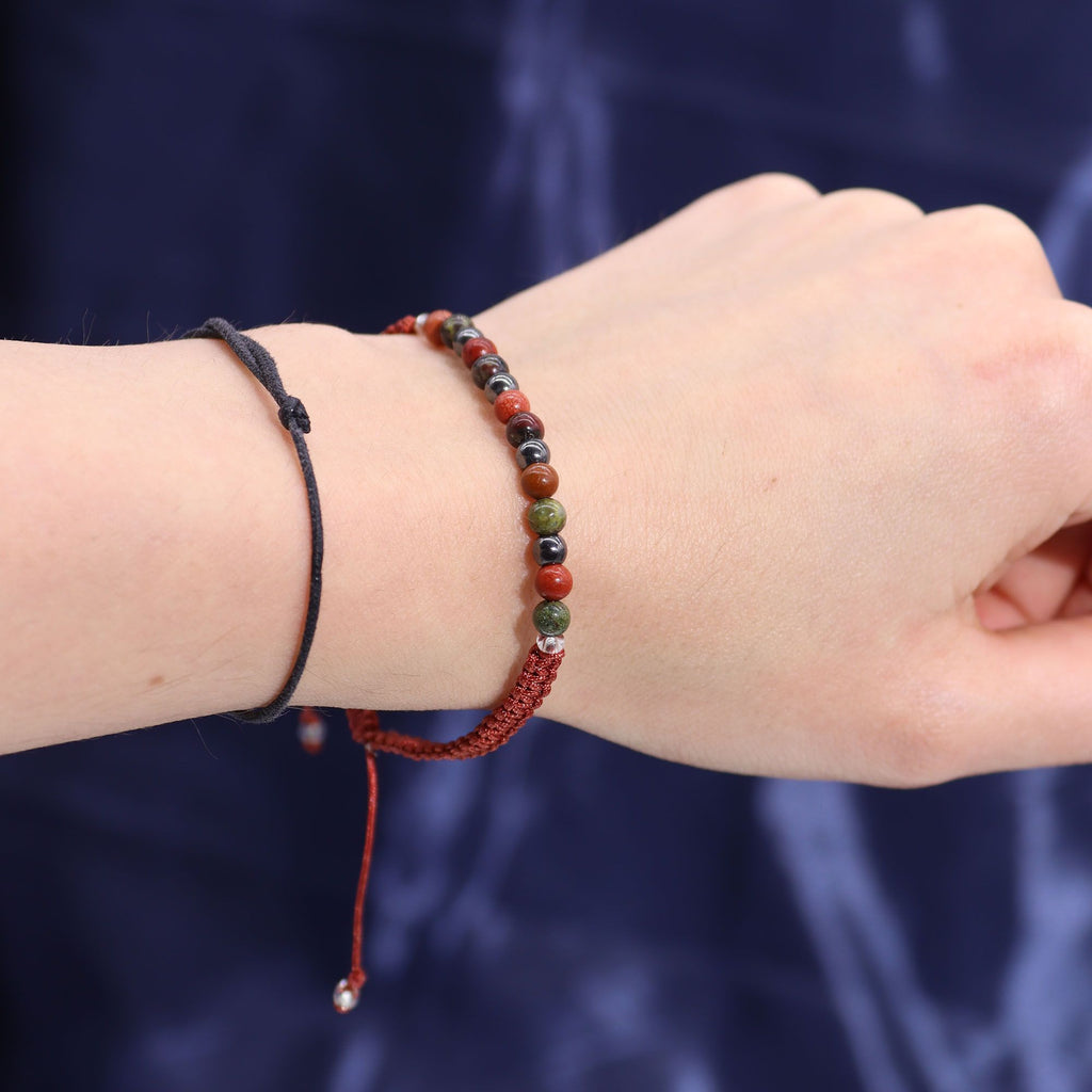 * Bougie Cristal Zodiaque avec Bracelet en Pierres Précieuses – Bélier