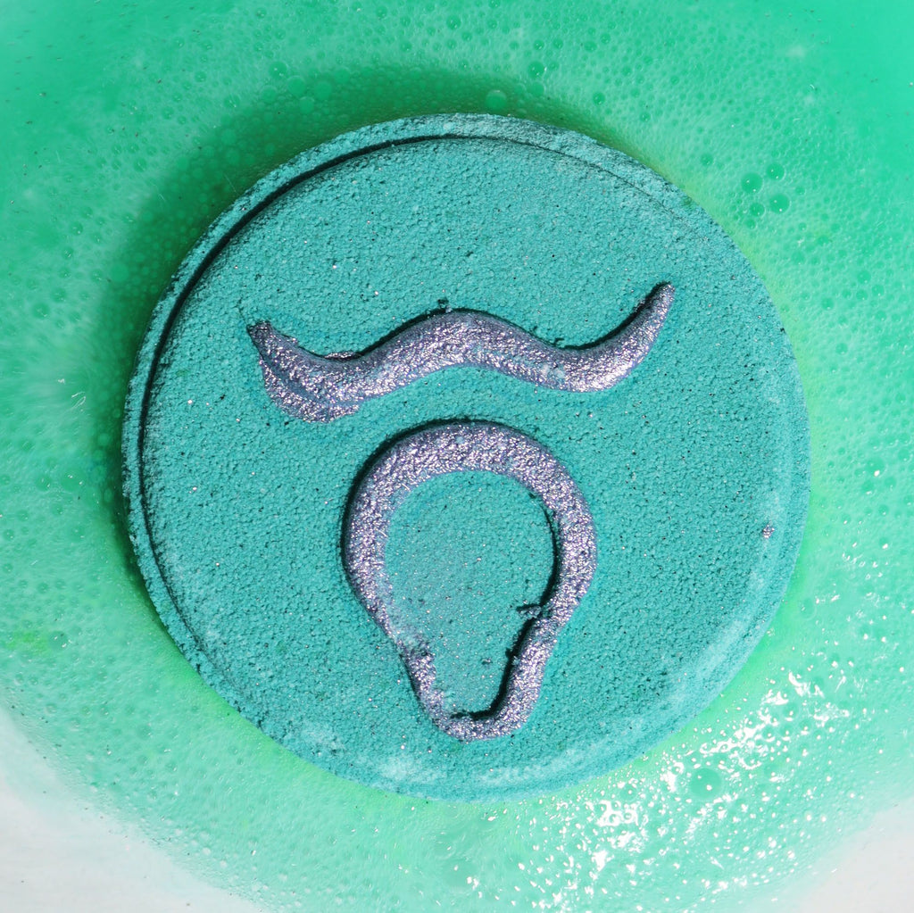 * Coffret de Galets de Bain Effervescents du Zodiaque avec Horoscope – Taureau