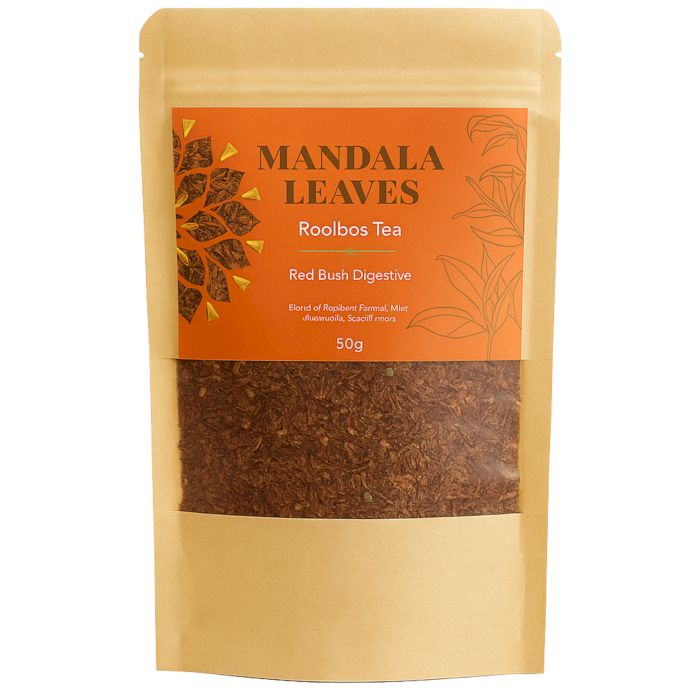 Red Bush Digestive 50g – Rooibos Menthe & Anis Étoilé | Infusion Digestive Artisanale Sachet