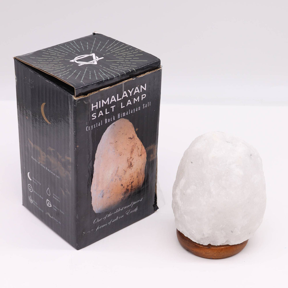 * Lampe en sel de l’Himalaya, environ 1,5 à 2 kg