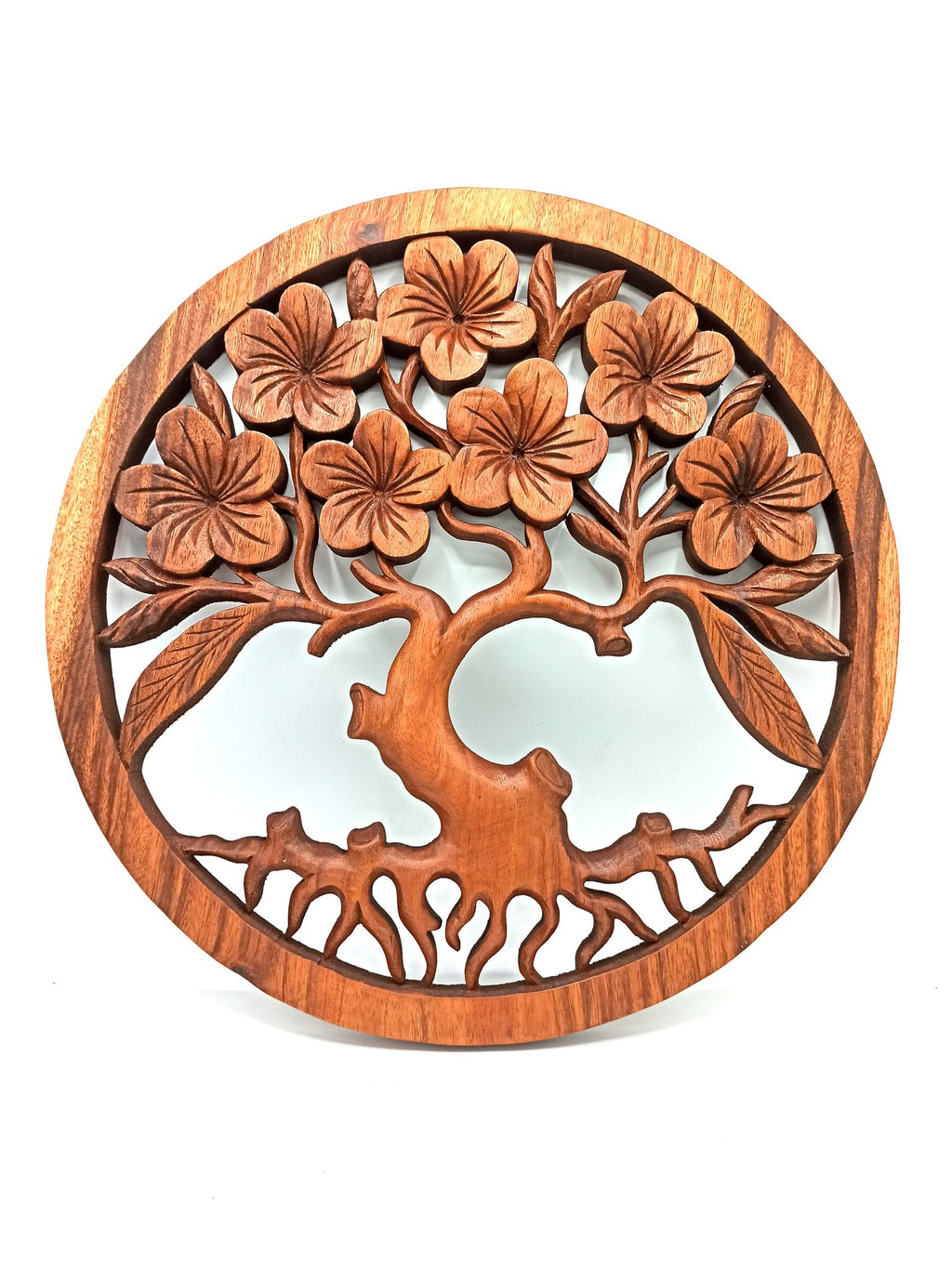 * Panneau décoratif Arbre de Vie et Frangipanier, 40 cm