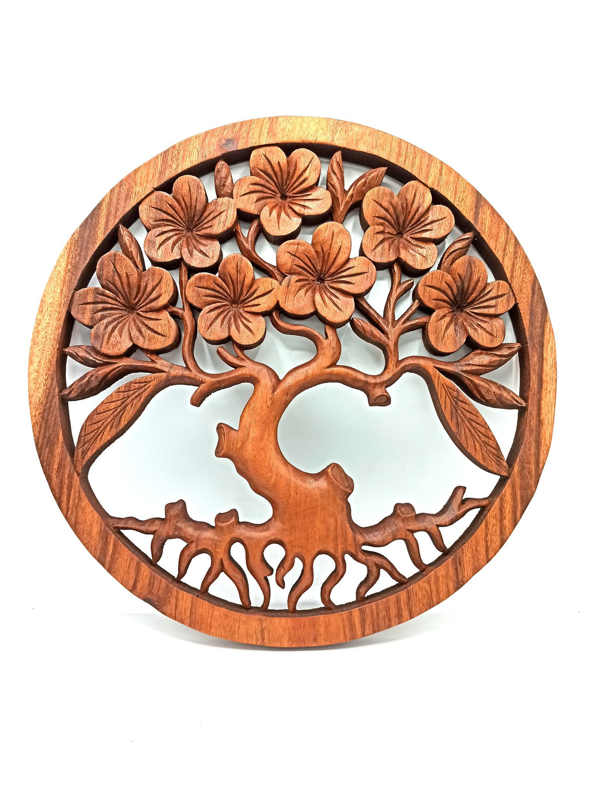 * Panneau décoratif Arbre de Vie et Frangipanier, 40 cm