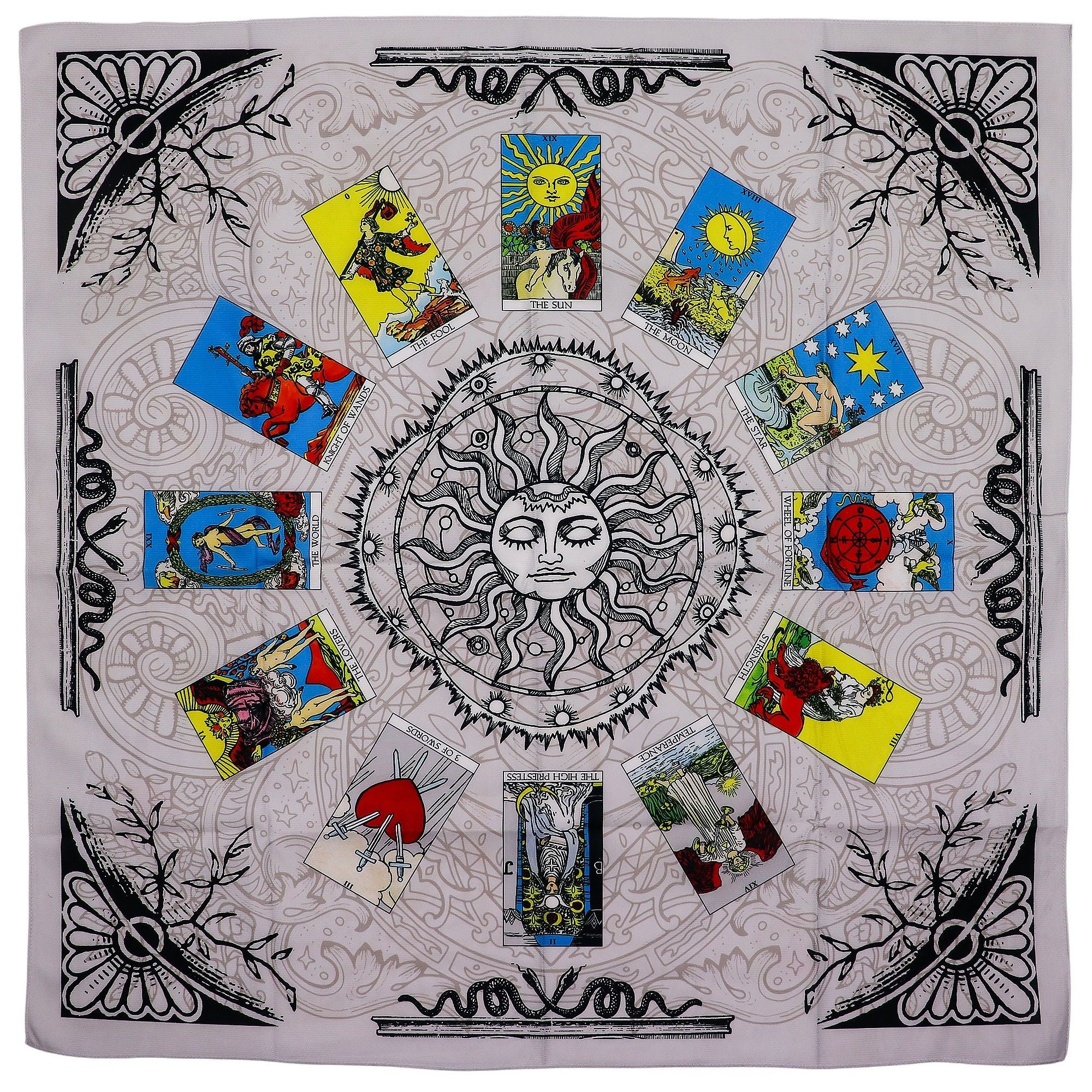 Tapis de Lecture de Tarot - Arbre de Vie
