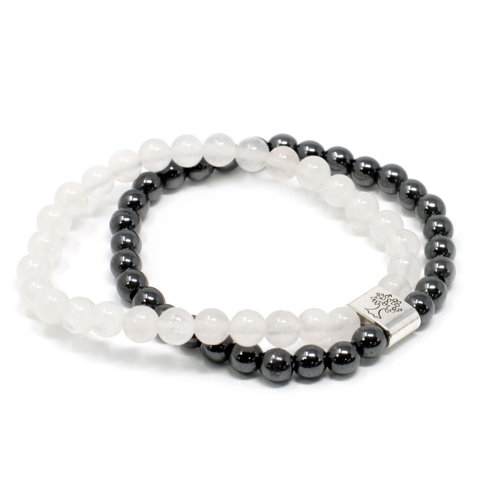 Bracelet Magnétique en Pierres Naturelles – Cristal de Roche