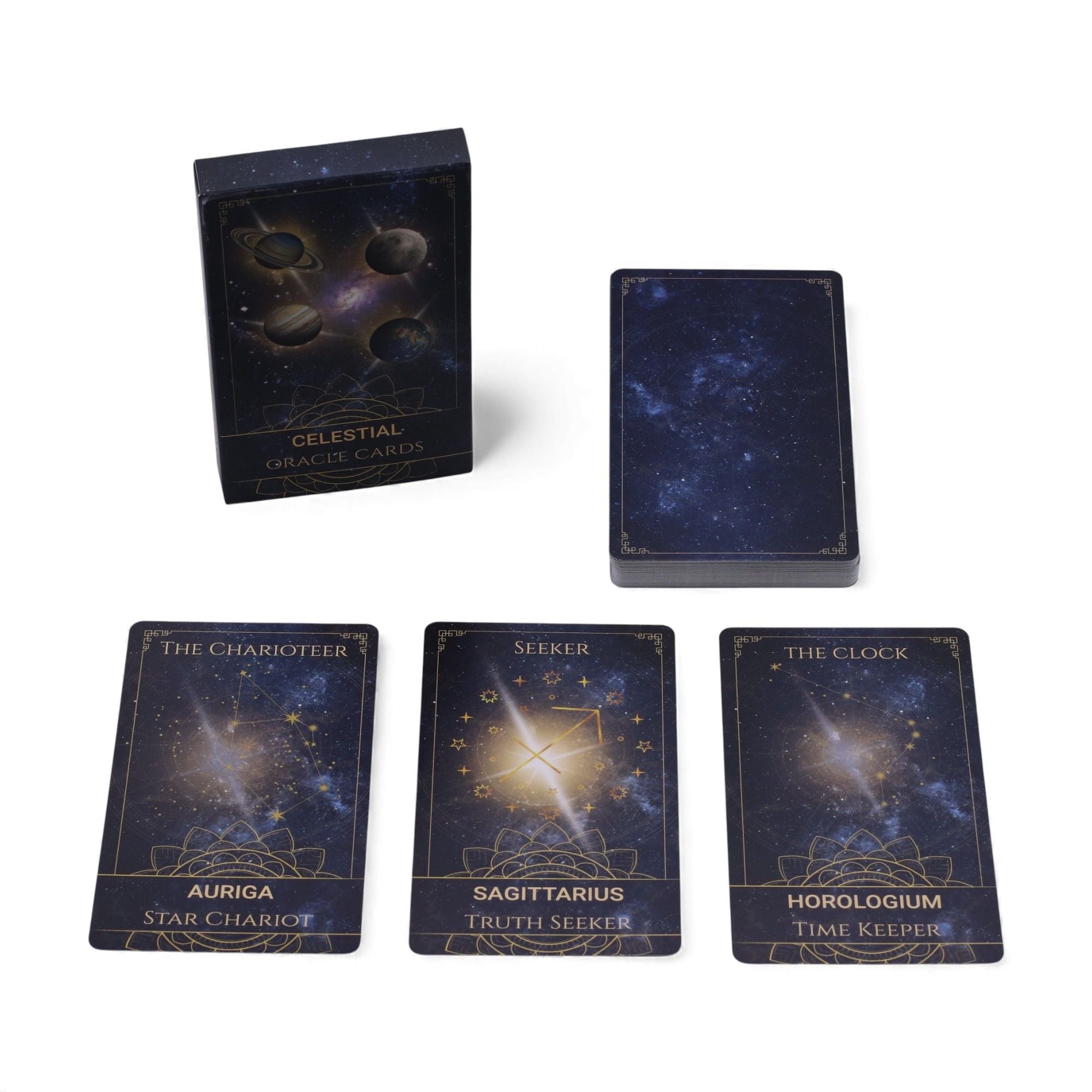 Cartes Oracle Atlas de l'Énergie Céleste – Jeu Spirituel 40 Cartes