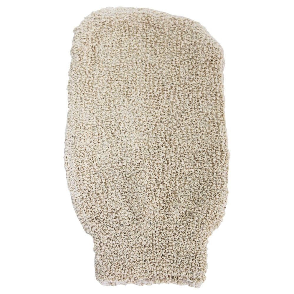 Moufle Exfoliante Jute Mix Ajustée – Crème