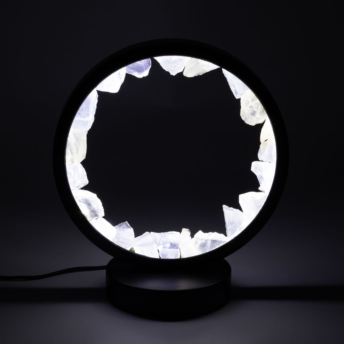 * Lampe halo en quartz clair – Mental Zen