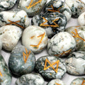 Set de Pierres Runiques en Pochette – Agate Arbre