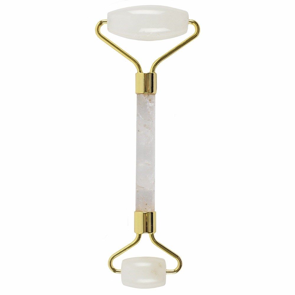 * Rouleau de massage visage en cristal de roche